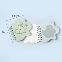 Cuaderno Personalizable con Espiral y Diseño Creativo de Dibujos Animados, Mini Cuadernos Bonitos para Estudiantes Escolares