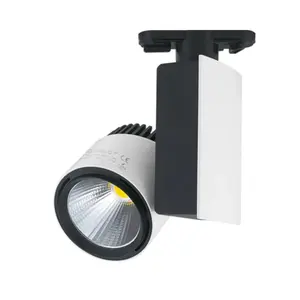 Faretto LED su binario 33W 4000K, sistema a due cavi, ideale per l'illuminazione focalizzata in spazi commerciali e residenziali. - Product Image 1