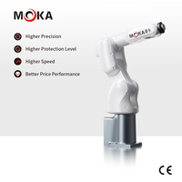 Robot industrial de 6 ejes Moka, robot de manipulación de alta velocidad para máquina CNC con controlador Inexbot