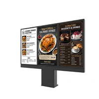 Dual-Panel Ultra-Breit LCD Digital Signage Display – Gestreckter Werbebildschirm für Videowände und Einzelhandelsgeschäfte