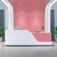 Mostrador de Recepción para Clínica Dental, Mostrador de Caja para Salón de Belleza, Mostrador de Información para Hospital Dental, Estación de Enfermería, Mostrador de Orientación para Pacientes