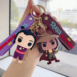 2023 nouveau dessin animé <span class=keywords><strong>Raya</strong></span> le dernier <span class=keywords><strong>Dragon</strong></span> 3D PVC porte-clés exquis sac pendentif clé de voiture décoration Style populaire caoutchouc matériel - Product Image 4
