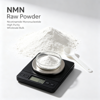 Nicotinamide Mononucléotide Bêta de Haute Qualité Pureté 99% Poudre NMN Précurseur de NAD+ Complément Anti-Âge