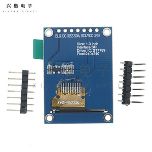 Módulo de Pantalla TFT de 1.3 Pulgadas IPS 240x240 con Interfaz SPI y Controlador ST7789 para Montaje en PCB - Product Image 1