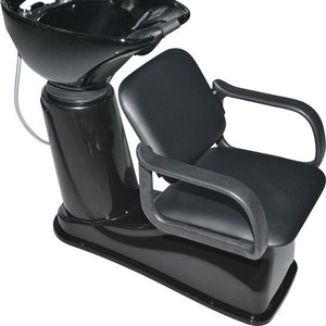 Chaise de coiffure Dongpin Beauty XT-229F en polypropylène, mobilier fixe pour salon de coiffure - Product Image 2