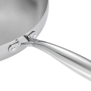 Sartén Antiadherente Triple de Acero Inoxidable, Forma de Manzana, 8, 10 y 12 Pulgadas, Sartén para Cocinar de 20 cm, 24 cm y 28 cm - Product Image 3