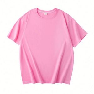 เสื้อยืดแขนสั้นทรงหลวมแบบยูนิเซ็กซ์ พิมพ์ลายตามสั่ง ขายส่ง ผ้าฝ้าย 100% สวมใส่สบาย ระบายอากาศได้ดี รับออกแบบโลโก้ OEM - Product Image 5