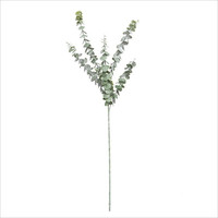 En gros, Branches de feuilles d'eucalyptus vertes artificielles à toucher réel, style 'Money Leaves', Pupupig, modernes, faites à la main, pour Thanksgiving