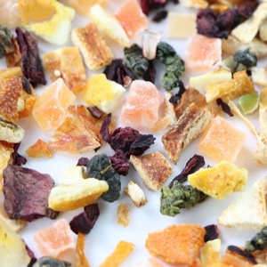 Té de Frutas <span class=keywords><strong>con</strong></span> Sabor a Pomelo y Naranja Dulce, Mezcla de Té Seco Saborizado, Venta al por Mayor de Fábrica, Proveedor de Té - Product Image 3