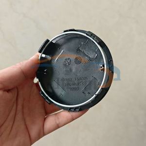 Tapa Central de Rueda de 54 mm y 60 mm, Plateada/Negra, Electrochapada en ABS, con Adhesivo Impermeable Ecológico JR LGG 28 - Product Image 4