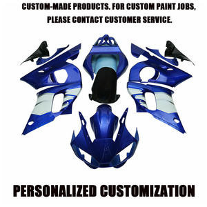 Personalized Customization - Unpainted Fairing Kit for <strong>Yamaha</strong> YZF R6 <strong>YZFR6</strong> 1998-2002 2001 2000 YZF-R6 98-02 Bodywork Fairings - Product Image 3