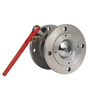 Valvola a sfera quadrata della flangia della lega di alluminio di marca di Bernet per le autocisterne ed i camion Sprinkler - Product Image 6