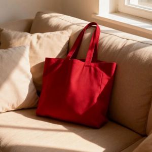 Sac fourre-tout en toile vert vintage bohème pour femme, grand sac à bandoulière décontracté, fermeture ouverte, doublure en polyester, couleur unie, avec poche - Product Image 3