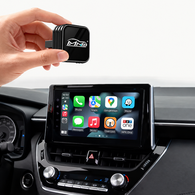 Small Universal Wireless Carplay Mini Interface Box for Factory OEM Cars Android Auto Mirror Link Export Brand Cooperation