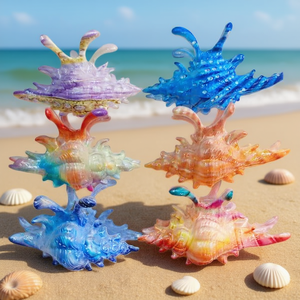 Fermacapelli a Forma di Conchiglia 13Cm, Confezione da 2 Pezzi per Colore - Product Image 2