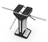 Zento Nouveauté : Tourniquet vertical de haute qualité avec reconnaissance faciale, en acier inoxydable, fonctionnement bidirectionnel