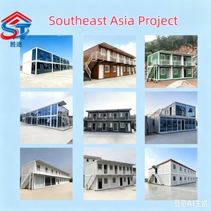 บ้านสำเร็จรูปแบบถอดประกอบได้ บ้านคอนเทนเนอร์แบบโมดูลาร์ บ้านขนาดเล็กแบบออฟกริด ออกแบบห้องพักพนักงาน ห้องพักโรงแรม ห้องนั่งเล่น - Product Image 6