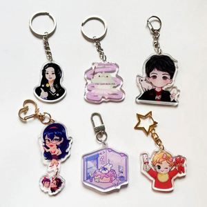 Pendant Keychain <b>Cute</b> Frog Anime Acrylic Charms Phone Charm - Product Image 5