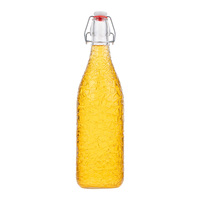 Bouteilles en verre réutilisables de qualité supérieure avec bouchon à bascule, 500 ml et 1000 ml, pour jus, soda, fermentation et stockage de boissons artisanales