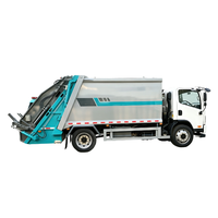 Camion de compression des déchets de 8 m³ FAW J6F à châssis léger pour l'élimination des ordures urbaines