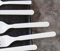 Offre Spéciale : Ensemble de Couverts Jetables Biodégradables en Amidon de Maïs (Couteau, Fourchette, Cuillère) – Compostables