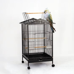 Fabrika Toptan <span class=keywords><strong>Metal</strong></span> Kuş Kafesi Moda Kaliteli Paslanmaz Çelik Evcil Hayvan Kuş Yetiştirme Kafesi Papağan İçin - Product Image 4