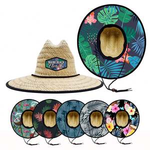 Chapeau Panama à large bord Miami Long Beach, style image pour la pêche en plein air, voyage, unisexe - Product Image 1