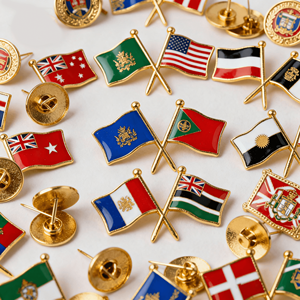 Épinglette en métal drapeau <span class=keywords><strong>France</strong></span> personnalisé | Cadeau souvenir d'insigne national en émail pour événements et collectionneurs - Product Image 3