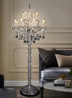 Bougie de style européen, lampes sur pied en cristal, luminaires décoratifs, combinaison de haute qualité d'art et de praticité