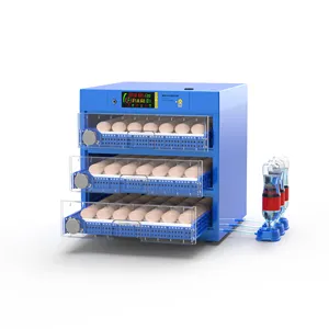Inkubator Telur Otomatis Mini 192 Telur Inkubator Telur Bertenaga Listrik untuk Ayam Bebek Angsa Puyuh