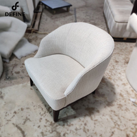 Meubles de salon d'hôtel modernes en tissu rembourré canapé de loisirs à siège unique fauteuil de salon dans la salle de réunion de la chambre à coucher