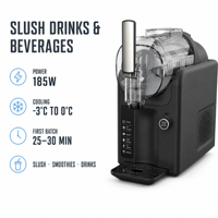 Machine à slush commerciale Baiwin, machine à boissons glacées à réservoir unique pour salon de thé, machine à slush pour hôtel, personnalisation OEM