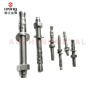 不锈钢304 316楔形地脚螺栓制造商重型M8 M10 M12 M16楔形地脚 - Product Image 1
