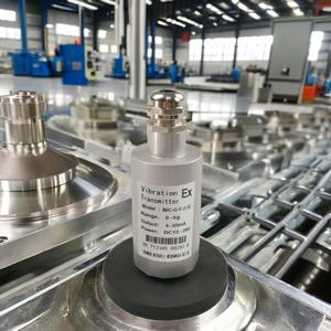 เซ็นเซอร์วัดการสั่นสะเทือนแบบป้องกันการระเบิด 4-20mA ในตัว 0-20 มม./วินาที IP65 ATEX มอเตอร์ พัดลม ปั๊ม - Product Image 4