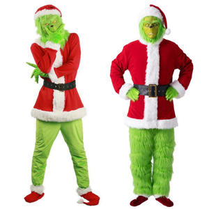 Déguisement de Carnaval, Halloween, Noël, costume de film et de télévision pour adulte unisexe, ensemble de costume de Père Noël - Product Image 2