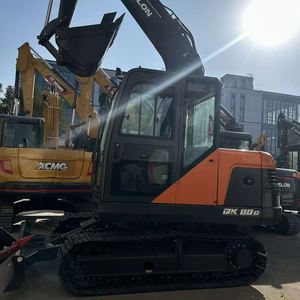 รถขุดไฮดรอลิกขนาดเล็ก DEVELON DX80D 8 ตัน ประสิทธิภาพสูง ขายดี พร้อมบุ้งกี๋ขนาด 0.3 ลูกบาศก์เมตร ใช้งานน้อย (0-2000 ชั่วโมง) - Product Image 5