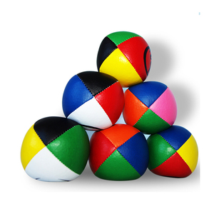 <span class=keywords><strong>CHL</strong></span>-pelota de malabares de ganchillo personalizada, 5cm, 6,3 cm, 4 paneles, para jugar al aire libre, de PVC, de cuero pu, con impresión de logotipo personalizado - Product Image 1