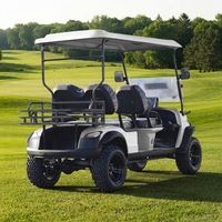 Voiturette de golf électrique 4 places homologuée pour la route, batterie lithium 48V, moteur 7,5 kW, contrôleur intelligent en acier, vitesse 30-50 km/h, autonomie 90 km