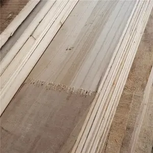 Piani del tavolo tavola snodata a dita tavola per mobili in legno massello paulownia finger joint wood