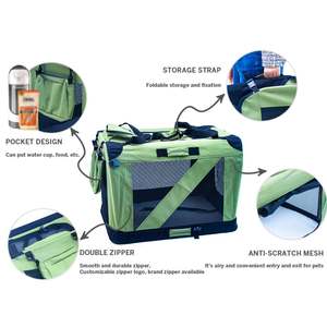 Jaula Plegable de Alta Calidad para Mascotas, Perros y Gatos, Transpirable, Portátil, Suave y Cómoda - Product Image 6