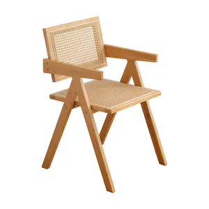 New Design Popular Bamboo Dining Chairs Living Room Wicker Chair Bamboo+Rattan Leisure Chair