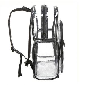 Wholesale Custom Outdoor <b>Waterproof</b> Clear PVC <b>Back</b> <b>Pack</b> Multi-Pocket Transparent School Backpack Bag - Product Image 5