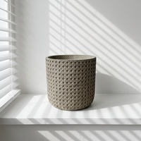 Pots et jardinières suspendus d'intérieur modernes et créatifs, pots à fleurs sur pied, pots à plantes en ciment écologiques