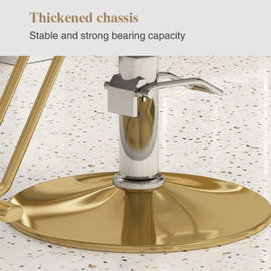 Fauteuil de <span class=keywords><strong>barbier</strong></span> neuf en gros, fauteuil pivotant spécial pour salon de coiffure, siège relevable de haute qualité pour le lissage et la teinture - Product Image 2