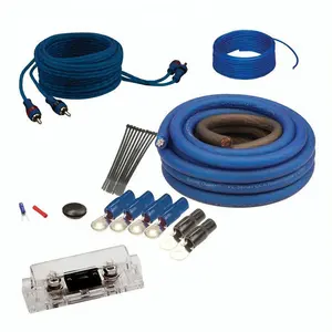 Kit completo de cableado para instalación de amplificador Calibre 4 1250W Instalación de cables y kits de cableado