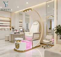 Chaise de pédicure spa pour salon de manucure la plus populaire, chaise de massage des pieds, chaise de pédicure de luxe moderne