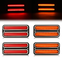 Pour Chevy GMC C10/K10/C20 Pickup Suburban 1967-1972 Ensemble de feux de position latéraux à LED