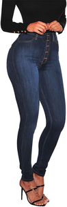 Yousi 2025 da <span class=keywords><strong>donna</strong></span> a vita alta Skinny elasticizzati Jeans <span class=keywords><strong>neri</strong></span> <span class=keywords><strong>pantaloni</strong></span> in Denim <span class=keywords><strong>Slim</strong></span> <span class=keywords><strong>Fit</strong></span> stile Sexy opzione taglie forti - Product Image 4