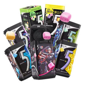 Vente en gros <span class=keywords><strong>Chewing</strong></span>-<span class=keywords><strong>gum</strong></span> 40g sans sucre Best-seller chinois doux <span class=keywords><strong>citron</strong></span> menthe saveur <span class=keywords><strong>fraise</strong></span> OEM bâton boîte bouteille Options - Product Image 1