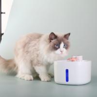 Fontaine à eau électrique silencieuse pour chats et chiens, avec fenêtre de niveau d'eau et conception facile à nettoyer